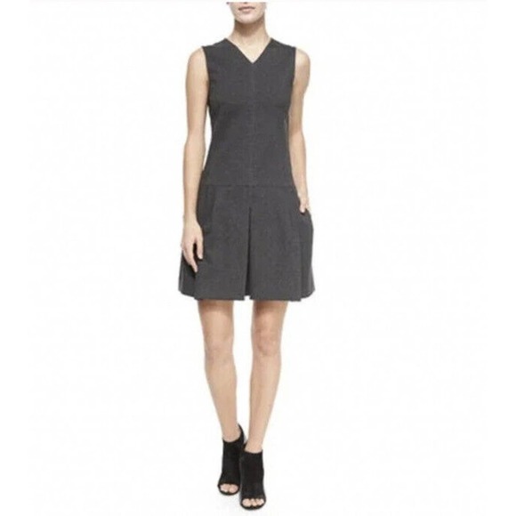 Vince Ponte Knit Dropped Waist Mini Dress - Picture 7 of 7